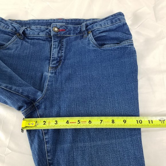 Classic Elements Jeans Womens Size 10 Mid Rise Bootcut Medium‎ Wash Blue Denim - Picture 5 of 12